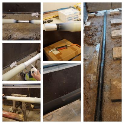 130kV EHV XLPE Cable Pencilled Using Hivotec Peeling Tool 